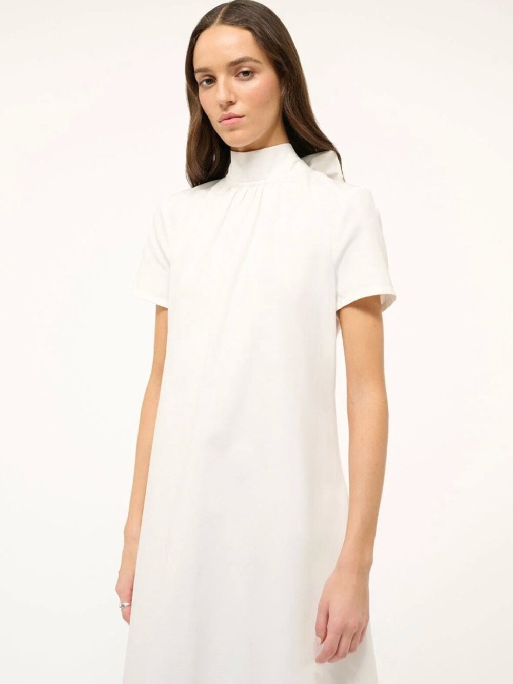 STAUD Ilana Dress White NWT - Picture 3 of 5